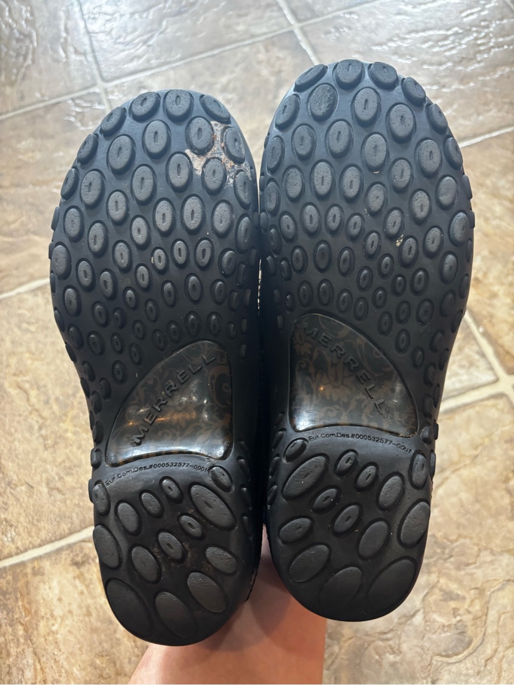 Merrell Plaza Bandeau Mary Jane Comfort Shoes Size 8M Black Leather - Picture 5 of 5